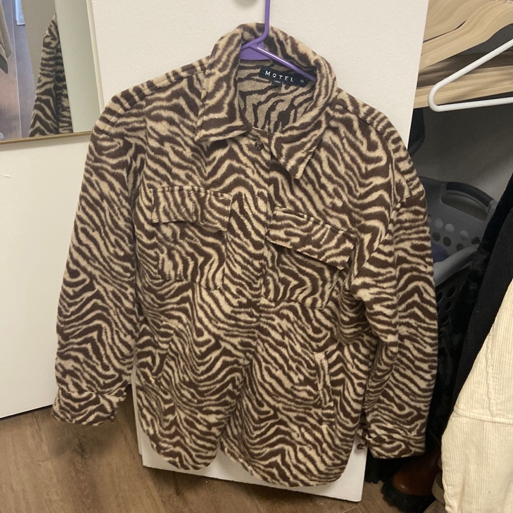 Animal print jacket